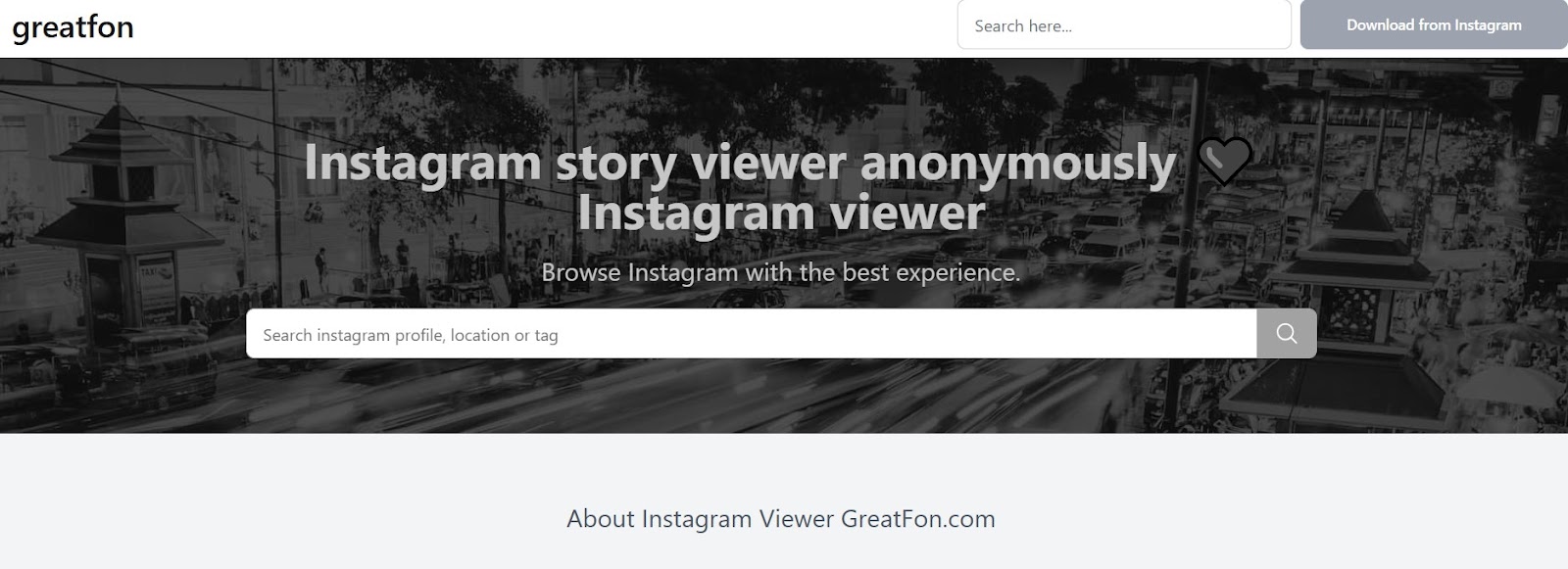 GreatFon Homepage