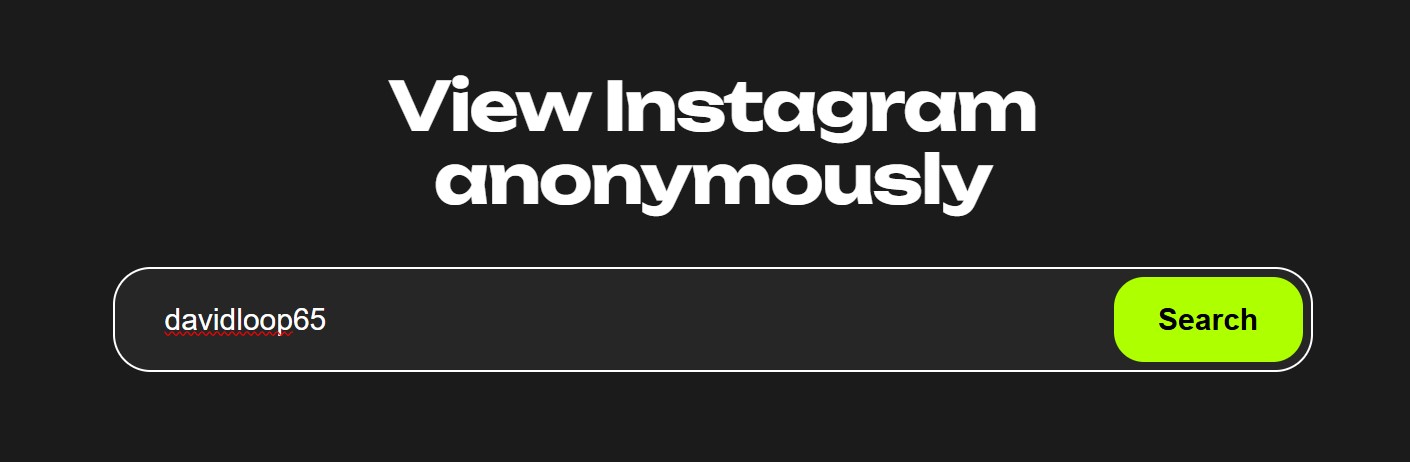 InstaNavigation Searchbar