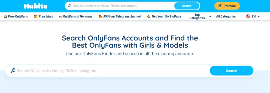 Hubite OnlyFans Search Engine