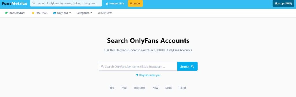OnlyFans Search engines