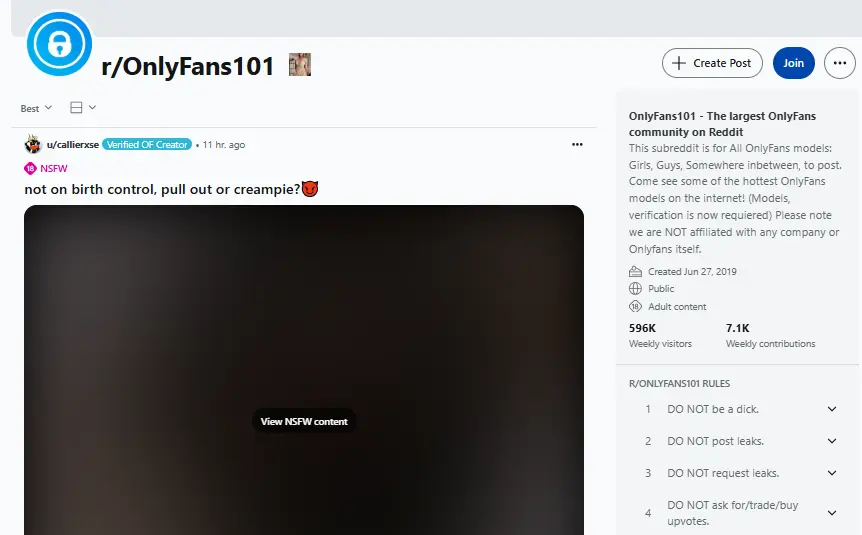Subreddits for finding local onlyfans creators
