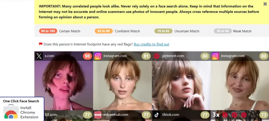 onlyfans creators search results by facecheck.id