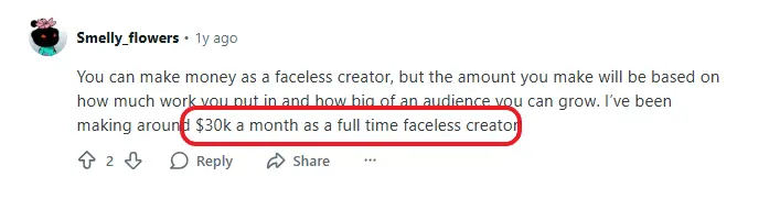 $30K a month from faceless OnlyFans account